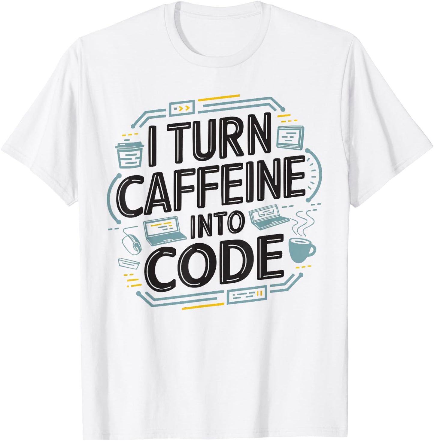 Software Developer Coder Programmer Programming T-Shirt - T-Shirt | White