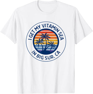 Big Sur CA Fun Big Sur Beach Vacation Big Sur California Women Kids T-Shirt - T-Shirt | White