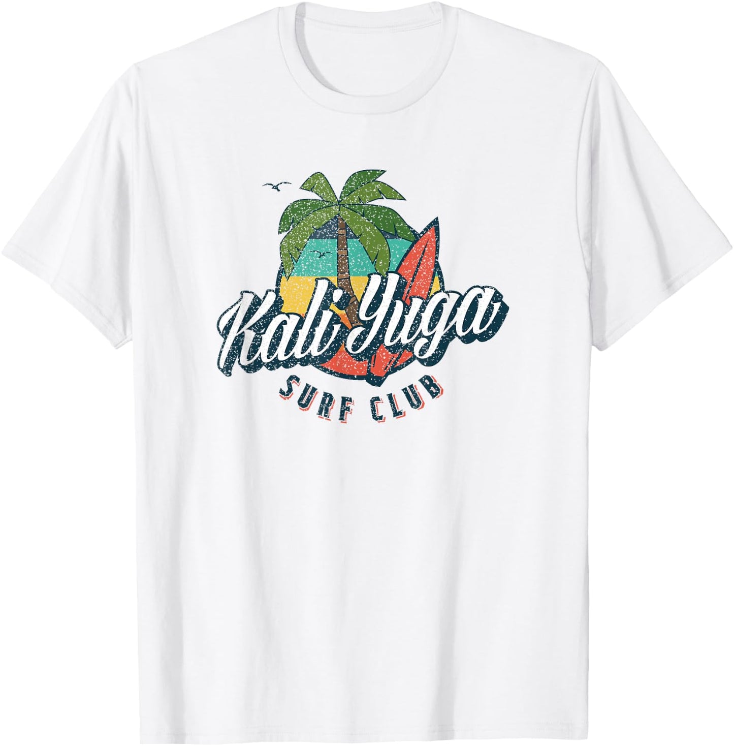 Kali Yuga Surf Club Surf The Kali Yuga T-Shirt - T-Shirt | White