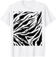 Black and White Tiger Stripes Costume Toddler Kids Girls Boy T-Shirt - T-Shirt | White