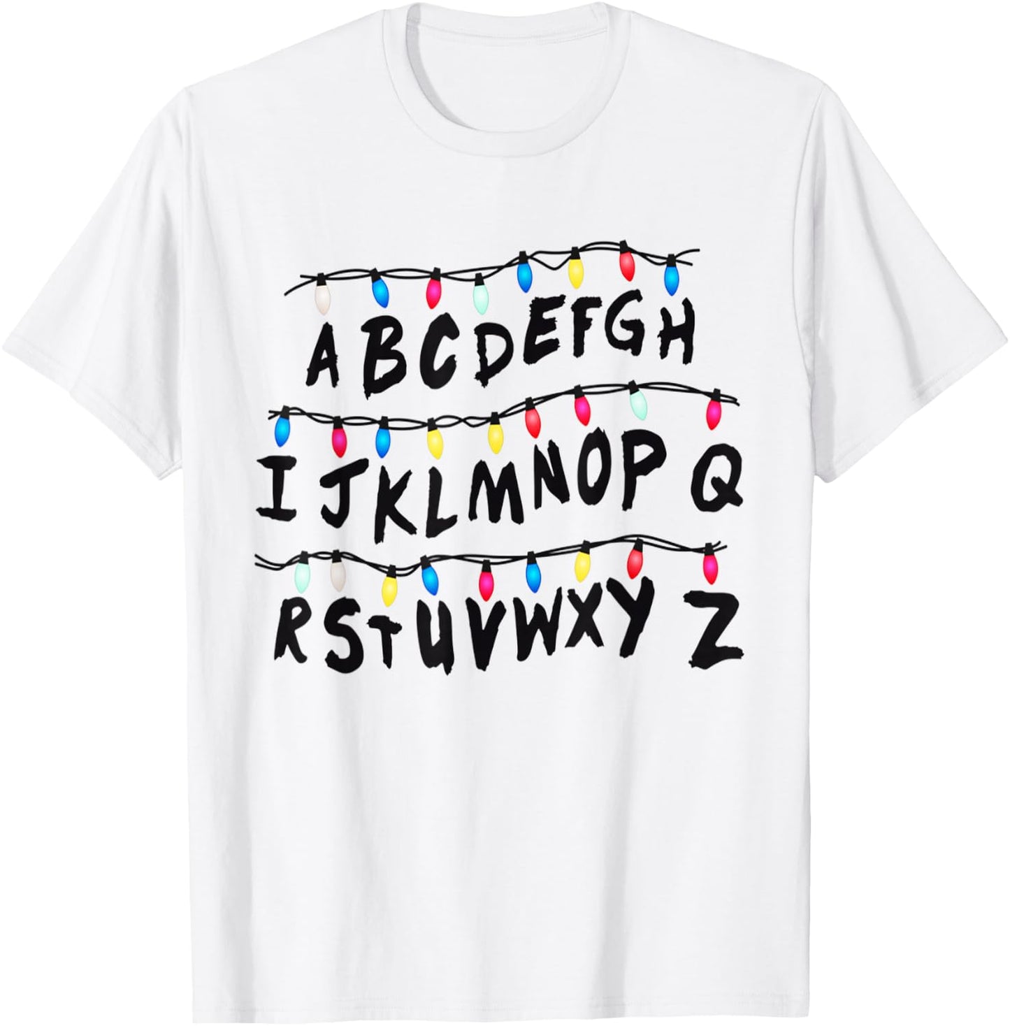 Alphabet Wall - Alphabet Halloween Costume Christmas T-Shirt - T-Shirt | White