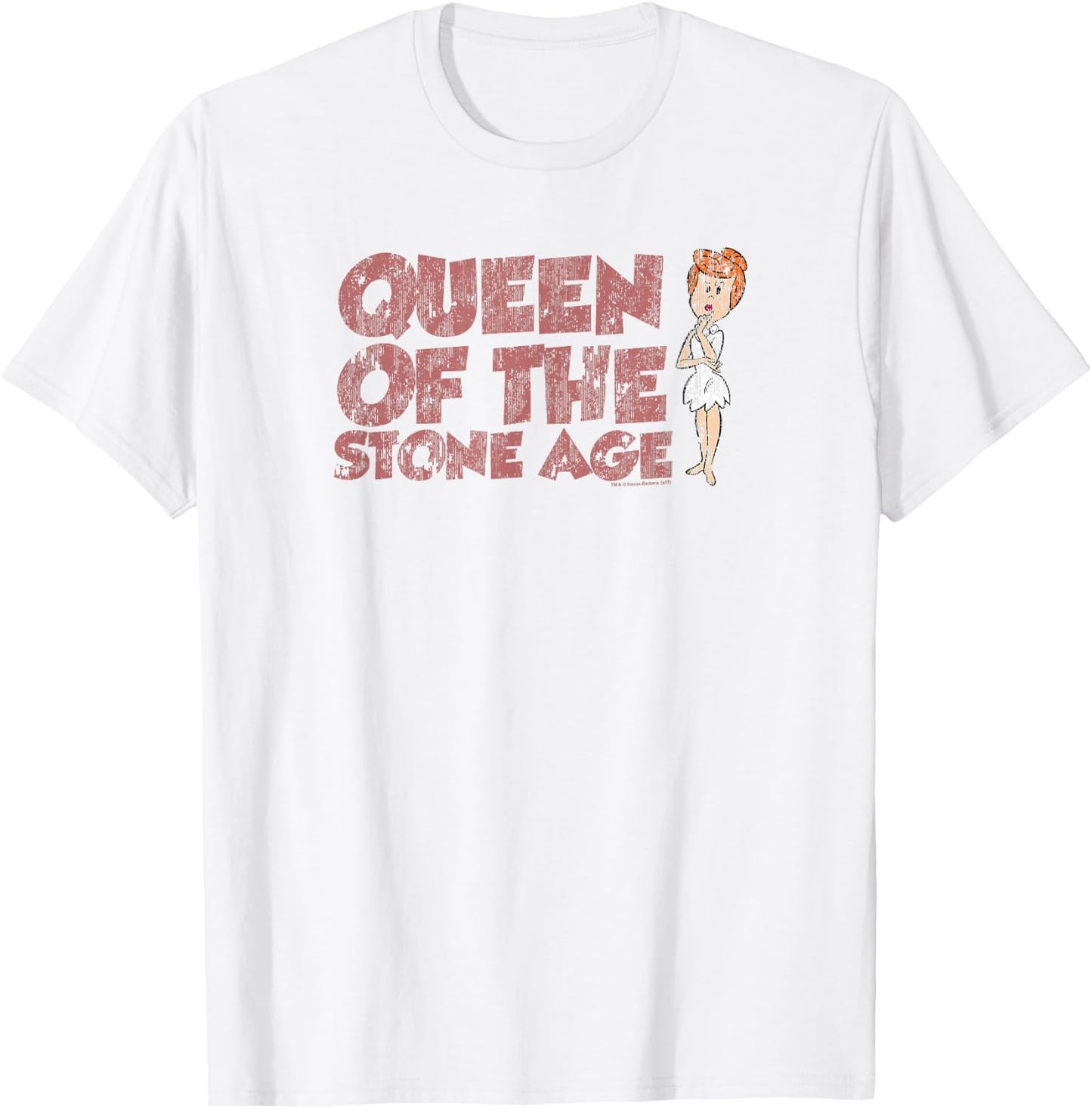 The Flintstones Vintage Queen Wilma T-Shirt - T-Shirt | White