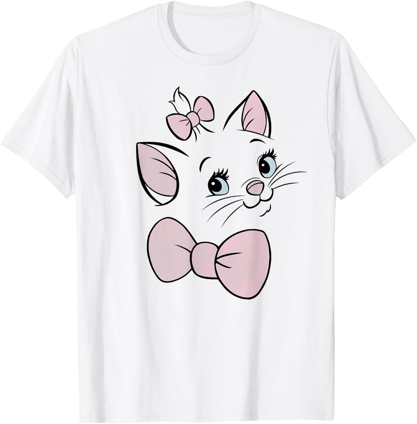Disney The Aristocats Marie Large Face T-Shirt - T-Shirt | White