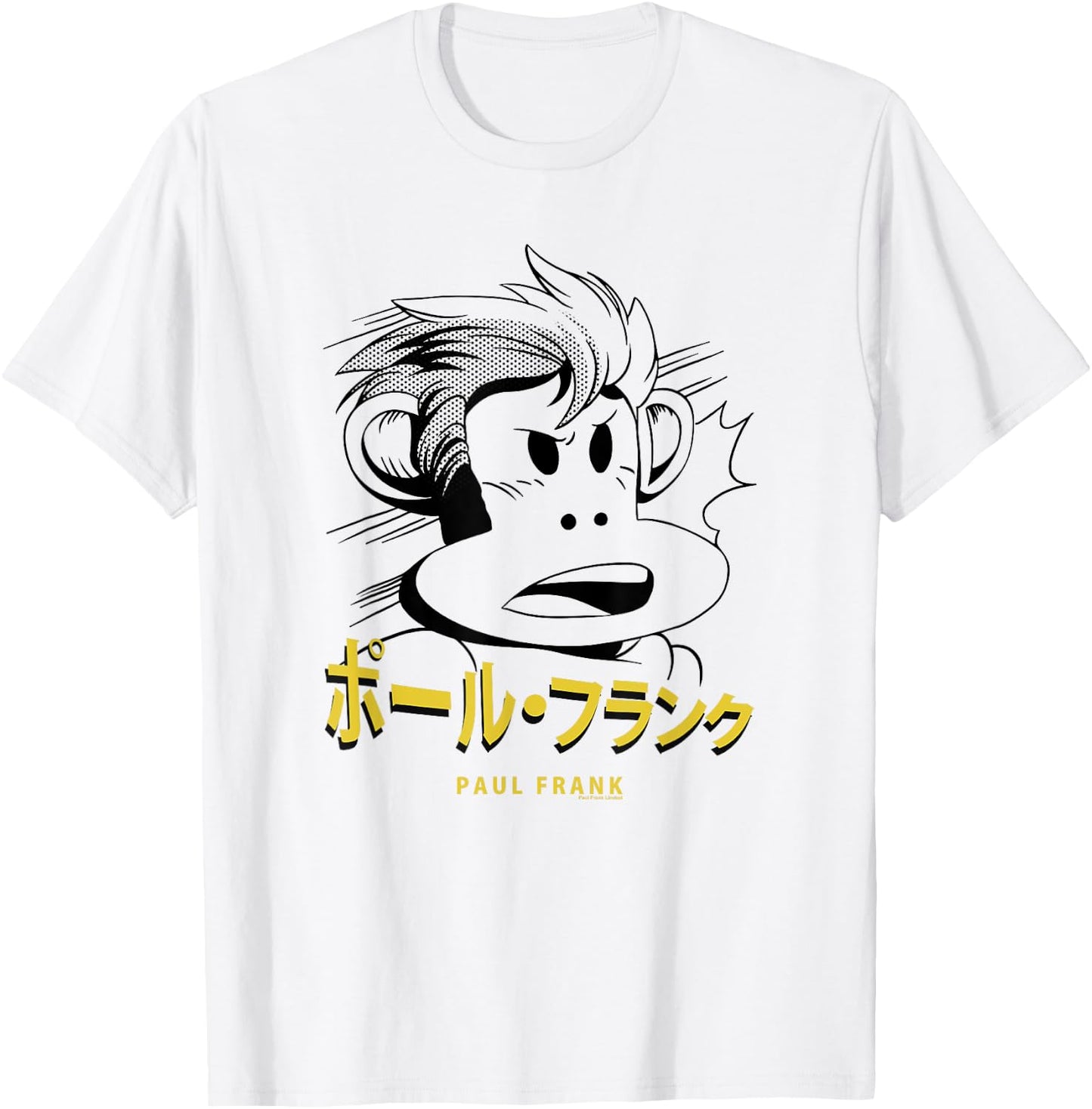 Paul Frank Julius Kanji Poster T-Shirt - T-Shirt | White