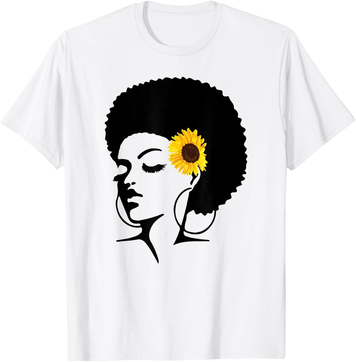 Juneteenth Shirts Women Afro Natural Black Hair Kind Pride T-Shirt - T-Shirt | White