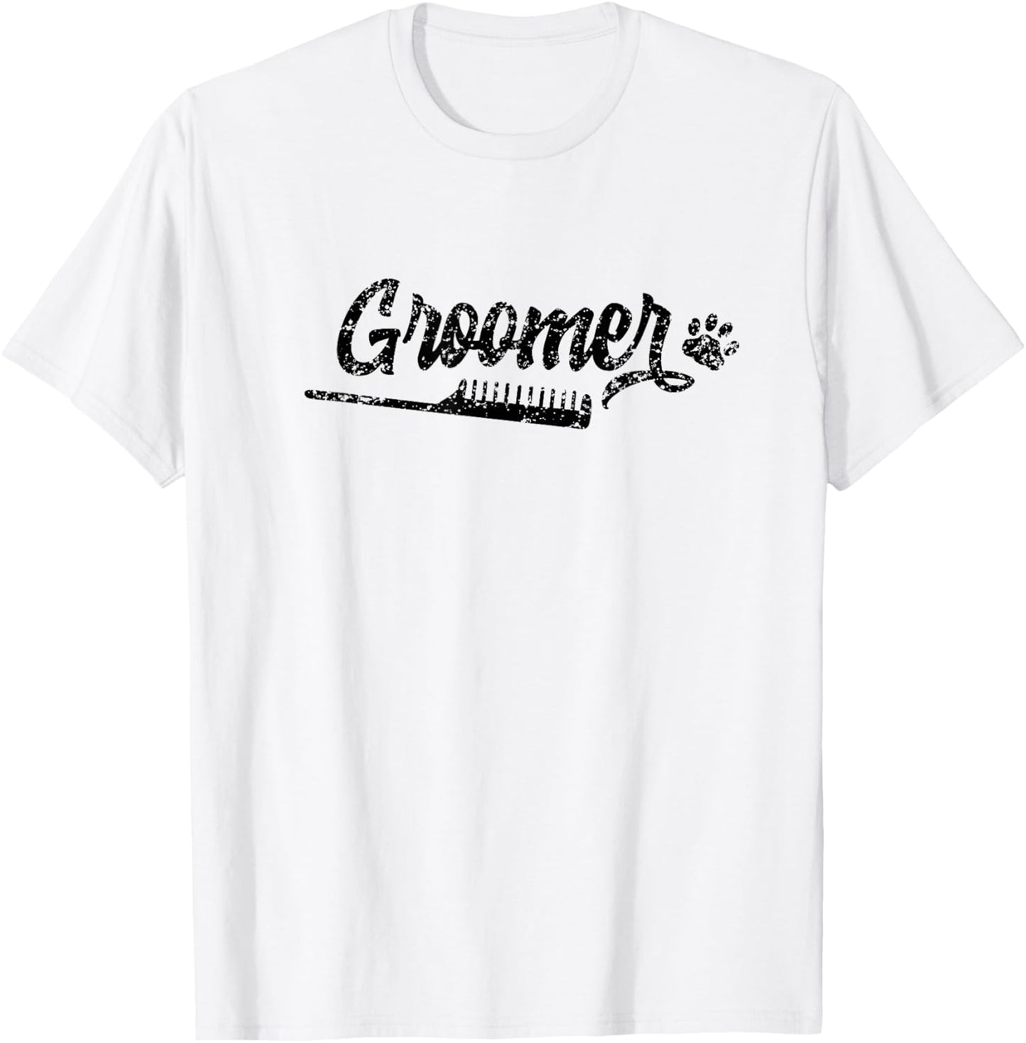 Groomer Grooming Salon Dog Animal T-Shirt - T-Shirt | White