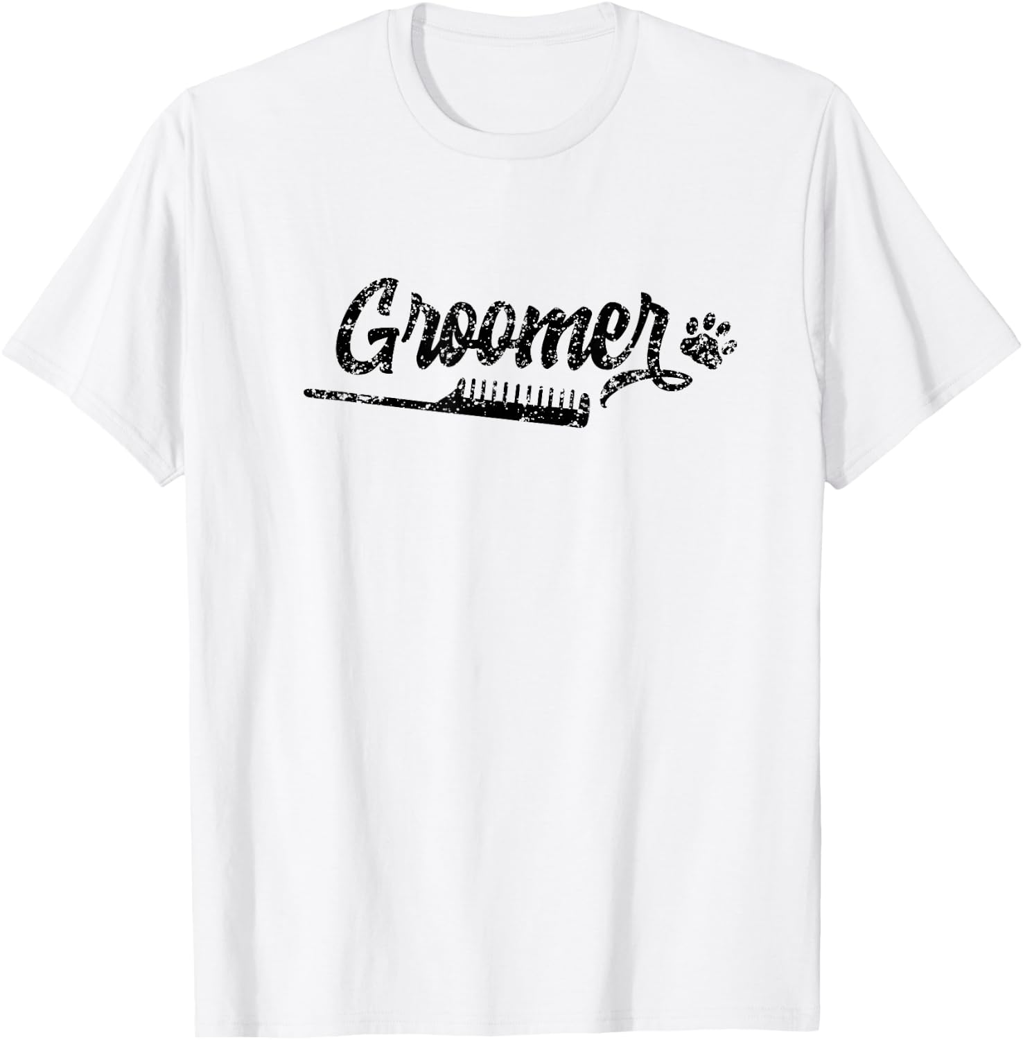 Groomer Grooming Salon Dog Animal T-Shirt - T-Shirt | White