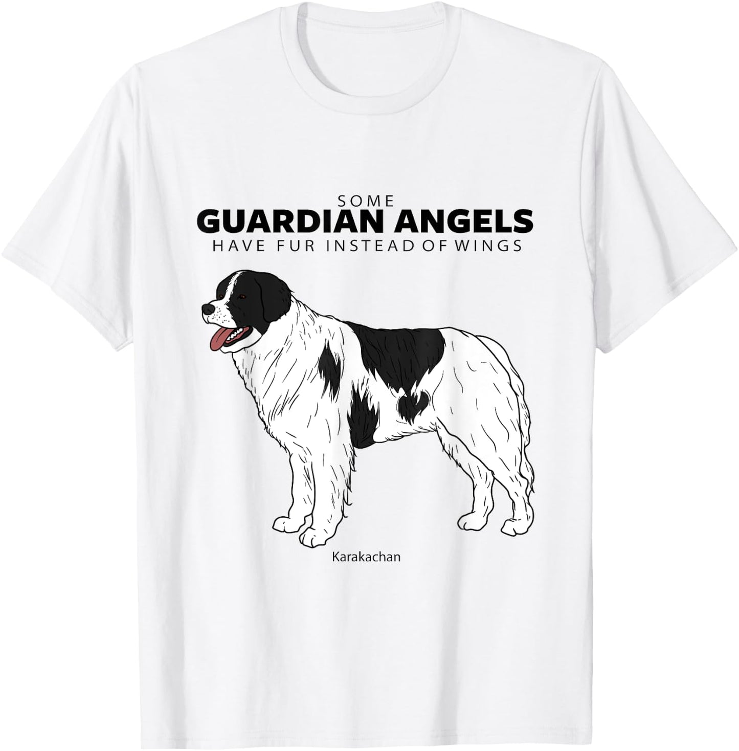 Karakachan Livestock Guardian Dog Guardian Angel With Fur Women T-Shirt - T-Shirt | White