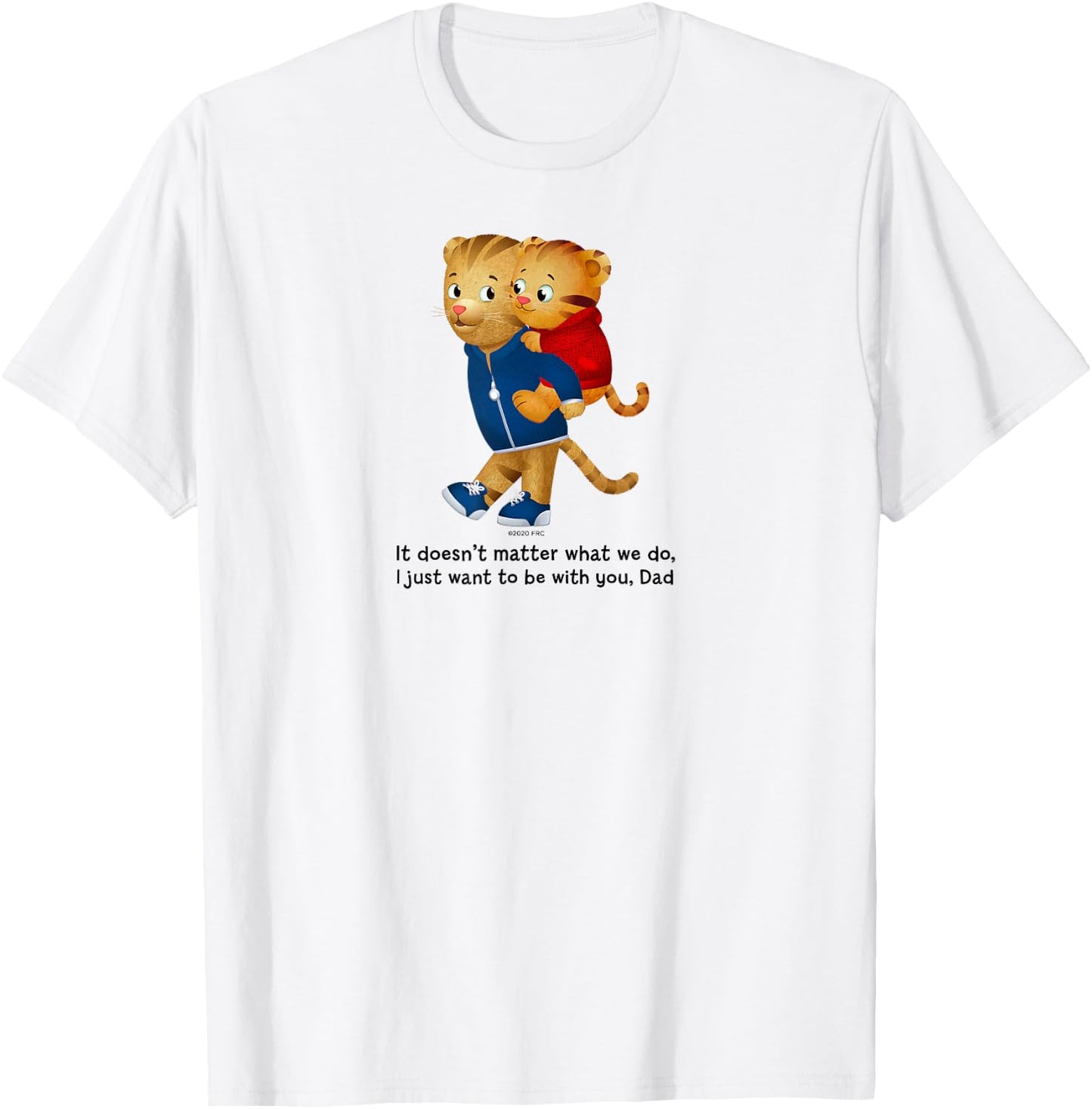 Daniel Tiger's and Dad Tiger (Light Shirt) T-Shirt - T-Shirt | White