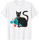 Cat Retro Midcentury Atomic Age Feline Mid Century T-Shirt - T-Shirt | White