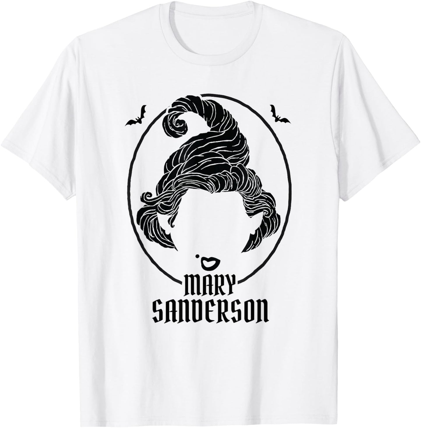 Disney Halloween Hocus Pocus Mary Sanderson Silhouette T-Shirt - T-Shirt | White