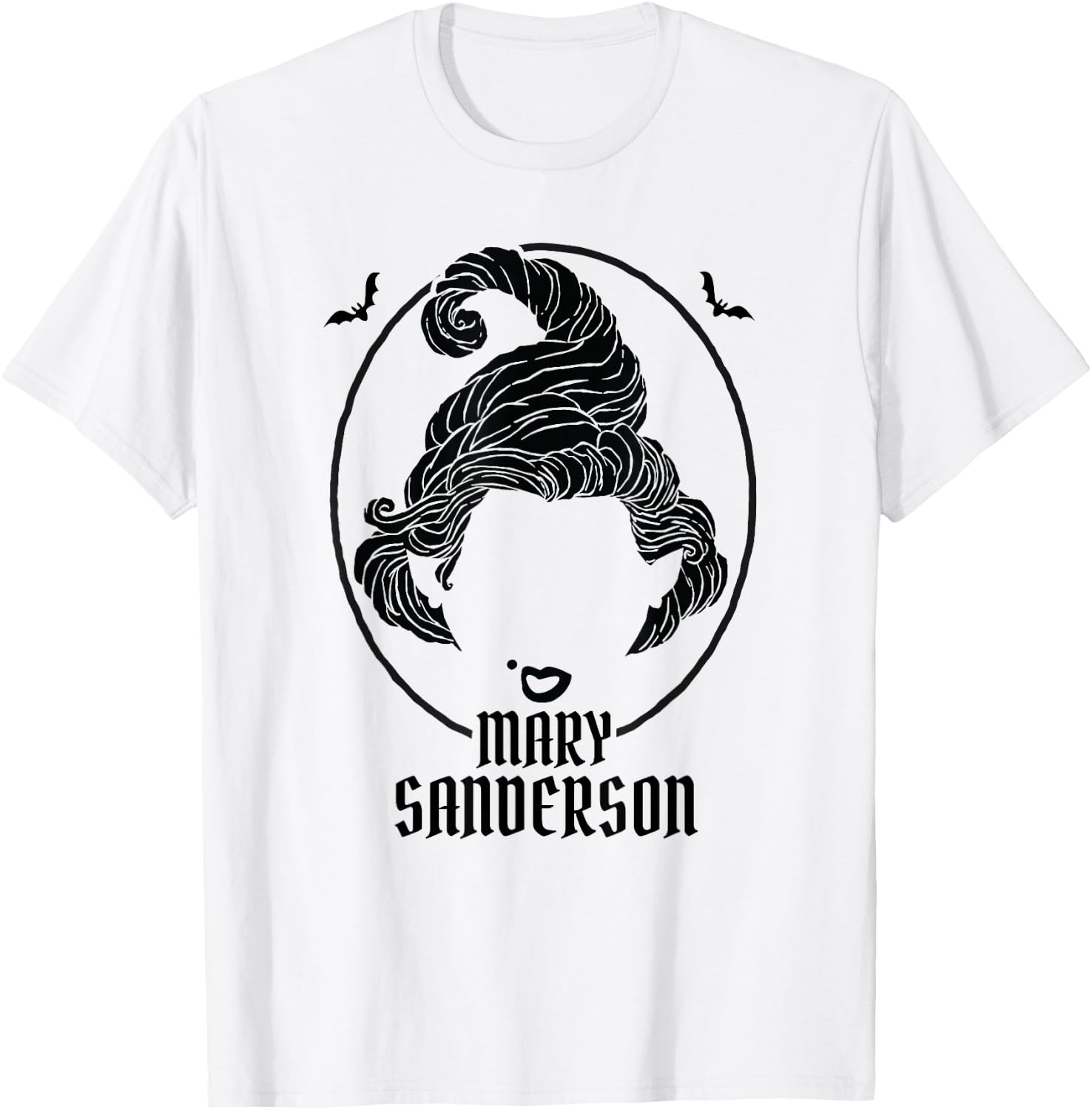 Disney Halloween Hocus Pocus Mary Sanderson Silhouette T-Shirt - T-Shirt | White