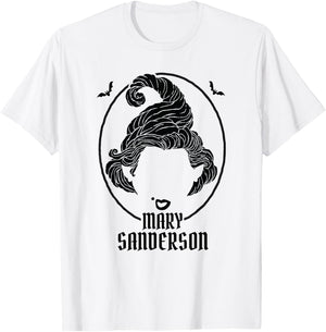Disney Halloween Hocus Pocus Mary Sanderson Silhouette T-Shirt - T-Shirt | White