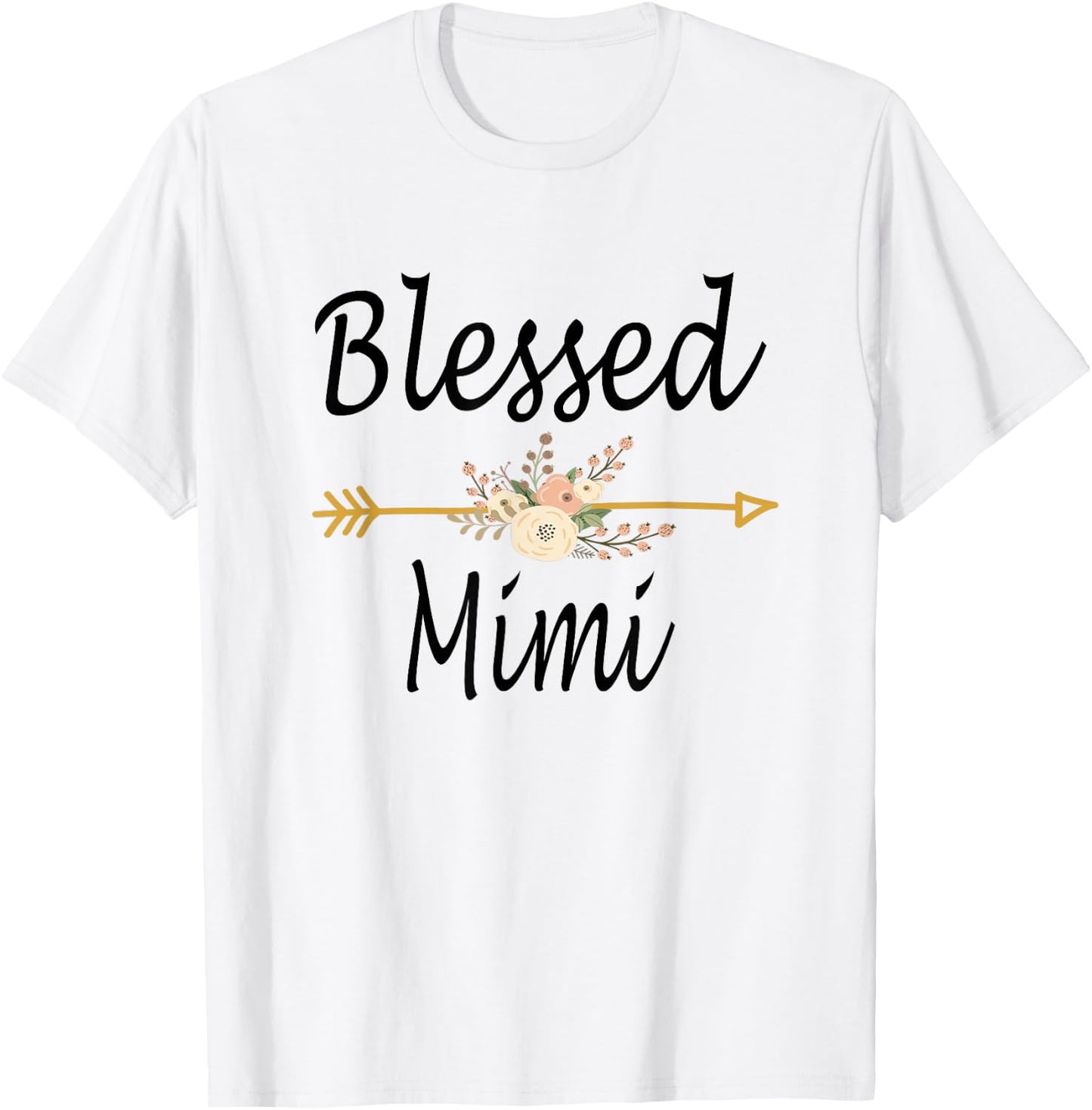 Blessed Mimi Shirt Mothers Day Gifts Cute T-Shirt - T-Shirt | White