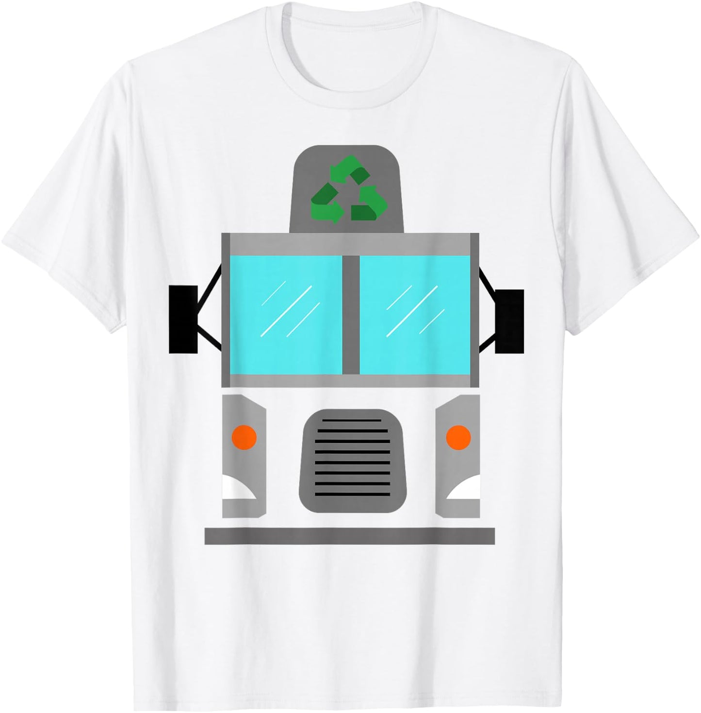 Trash Truck Halloween Birthday Costume Pajama Kids Toddler T-Shirt - T-Shirt | White