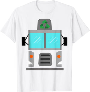 Trash Truck Halloween Birthday Costume Pajama Kids Toddler T-Shirt - T-Shirt | White