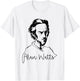 Zen Buddhist Philosopher Alan Watts T-Shirt - T-Shirt | White