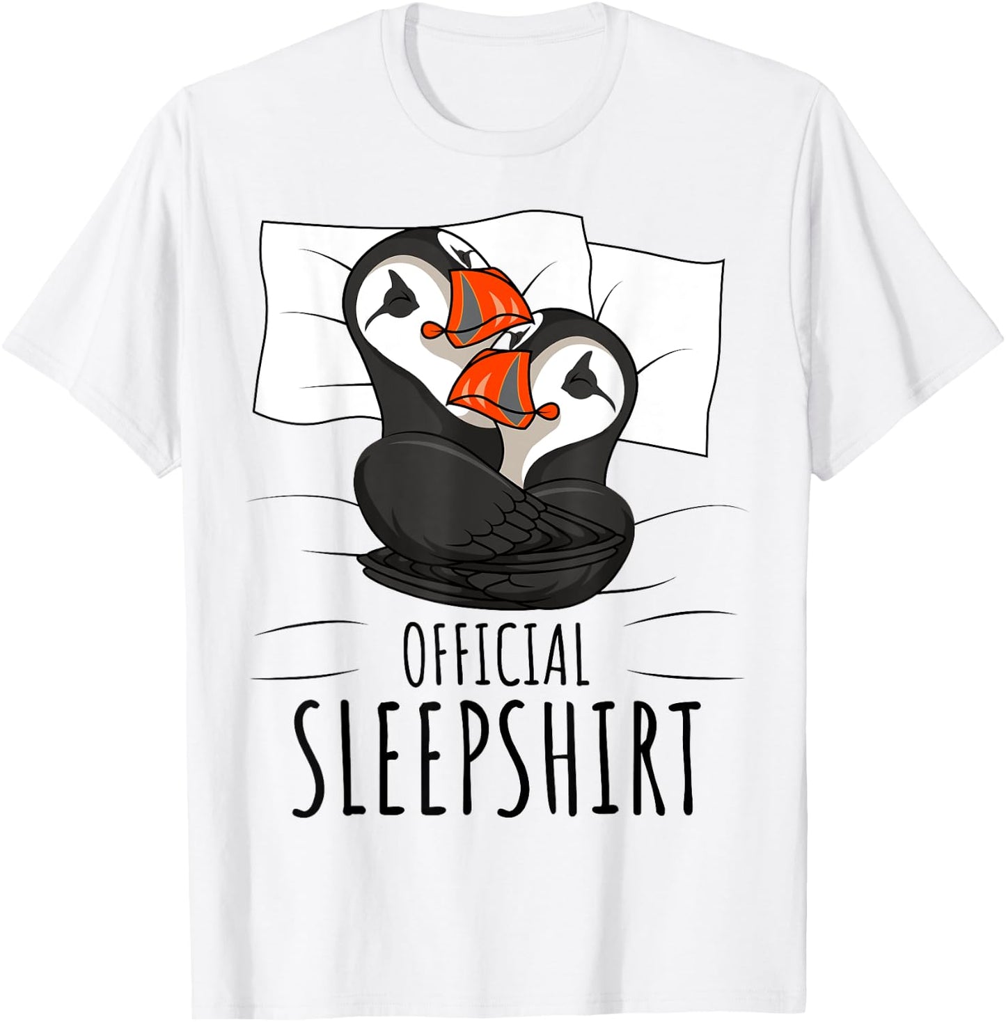 Puffin Official Sleepshirt T-Shirt - T-Shirt | White