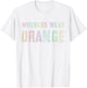 WINNERS WEAR ORANGE Summer Camp Team Color War Game Event Women Kids T-Shirt - T-Shirt | White