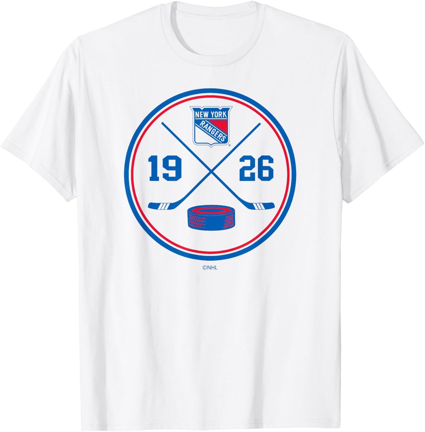 New York Rangers Prize White Officially Licensed T-Shirt - T-Shirt | White