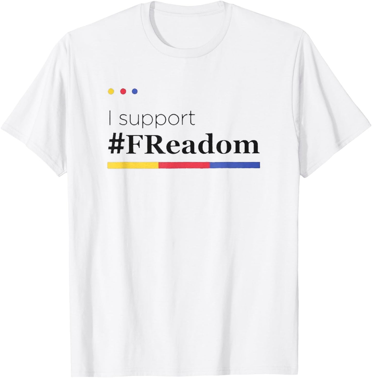 FReadom Librarian I support T-Shirt - T-Shirt | White