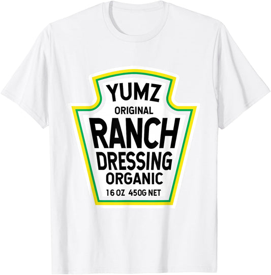 Ranch Dressing Salad Easy Halloween Costume Matching Group T-Shirt - T-Shirt | White