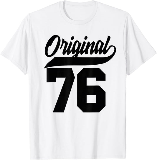 49th Birthday Original Men Women Vintage Vintage 1976 T-Shirt - T-Shirt | White