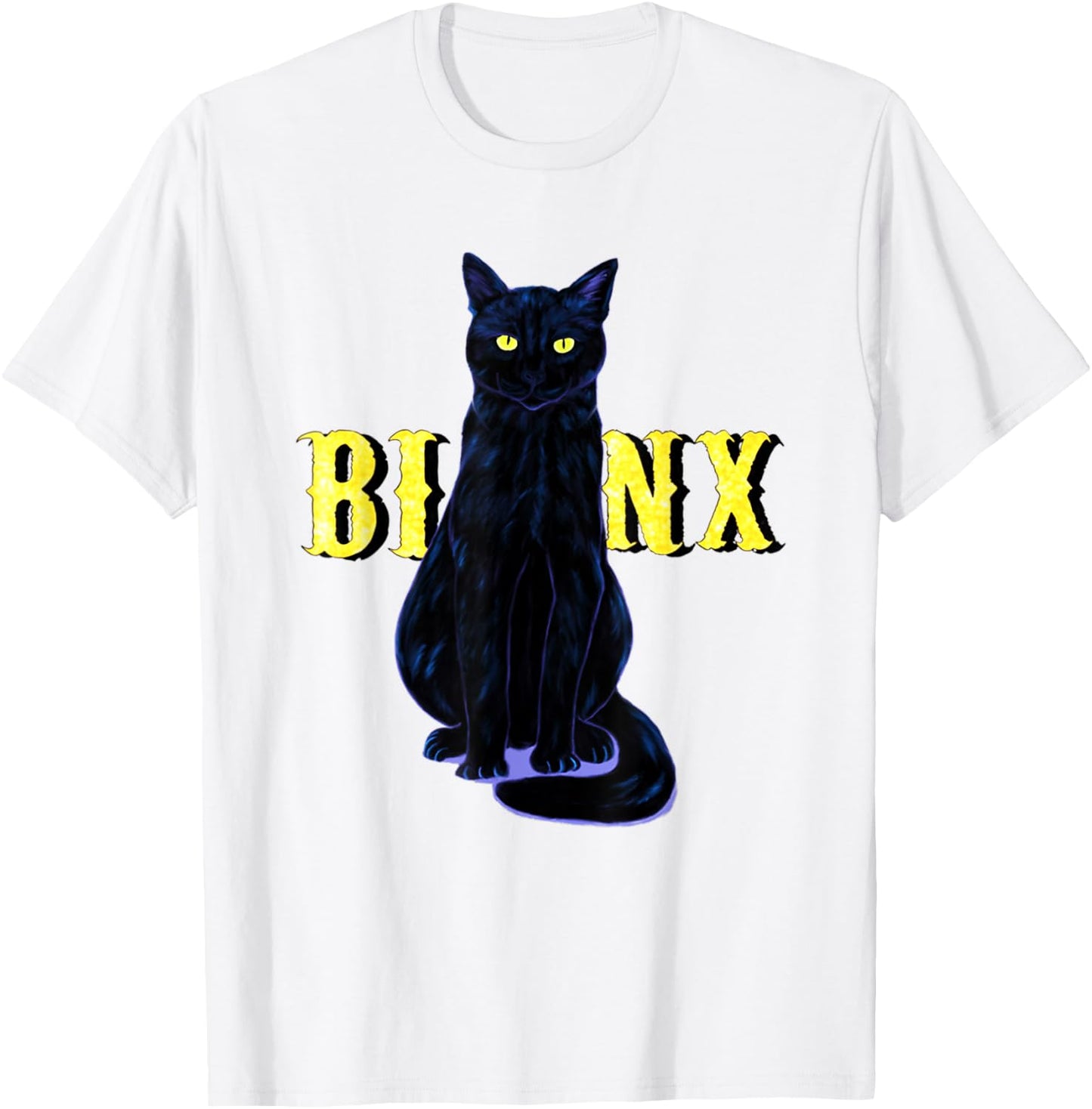 Black Cat Binx Halloween Gifts Party T-Shirt - T-Shirt | White