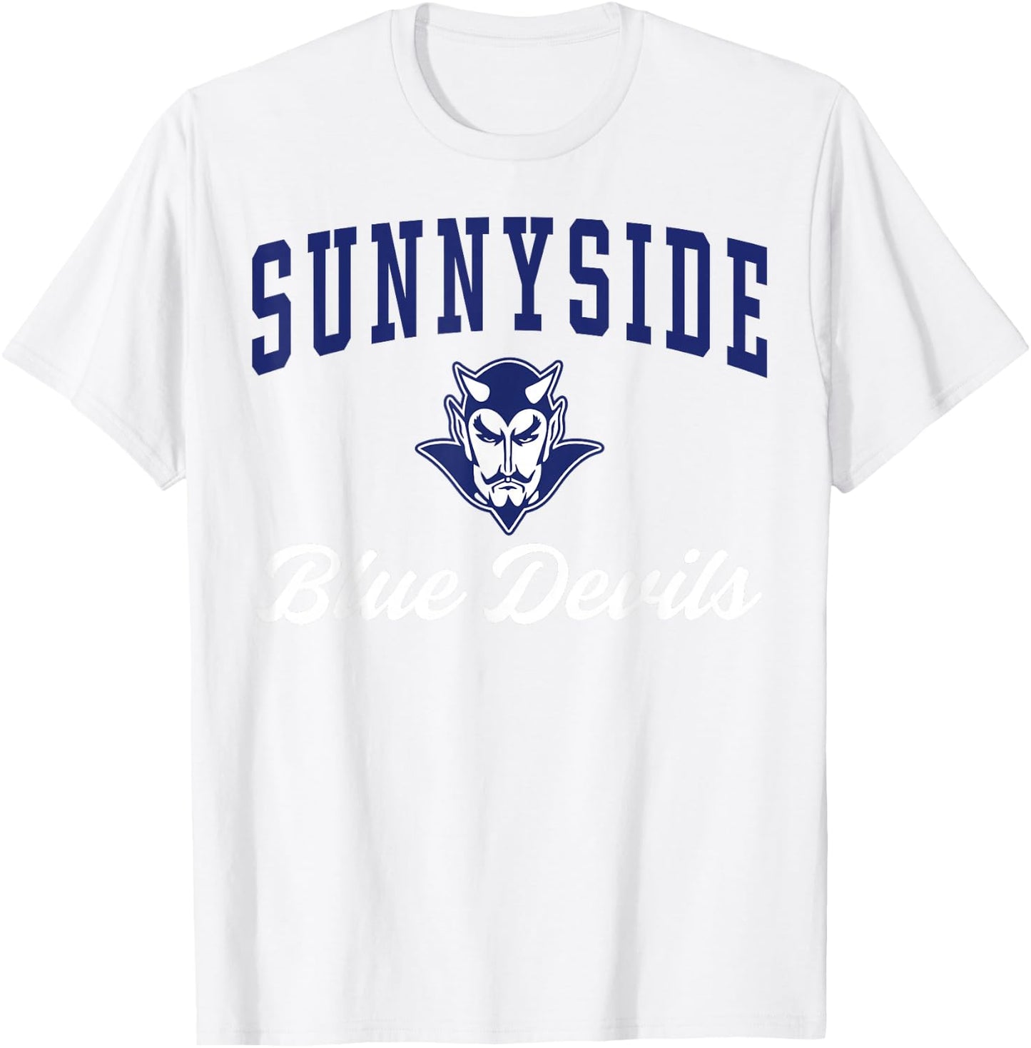 Sunnyside High School Blue Devils C3 T-Shirt - T-Shirt | White