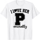 I Love His D- Love Her P- Funny Matching Couples Humor T-Shirt - T-Shirt | White