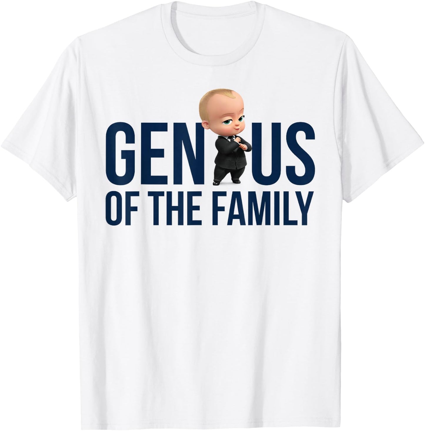 The Boss Baby Genius Of The Family T-Shirt - T-Shirt | White