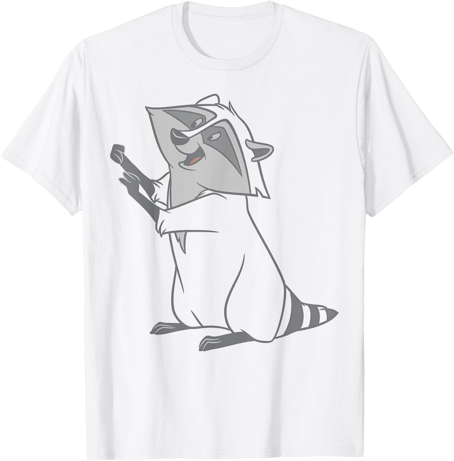 Disney Pocahontas Meeko Big Portrait T-Shirt - T-Shirt | White