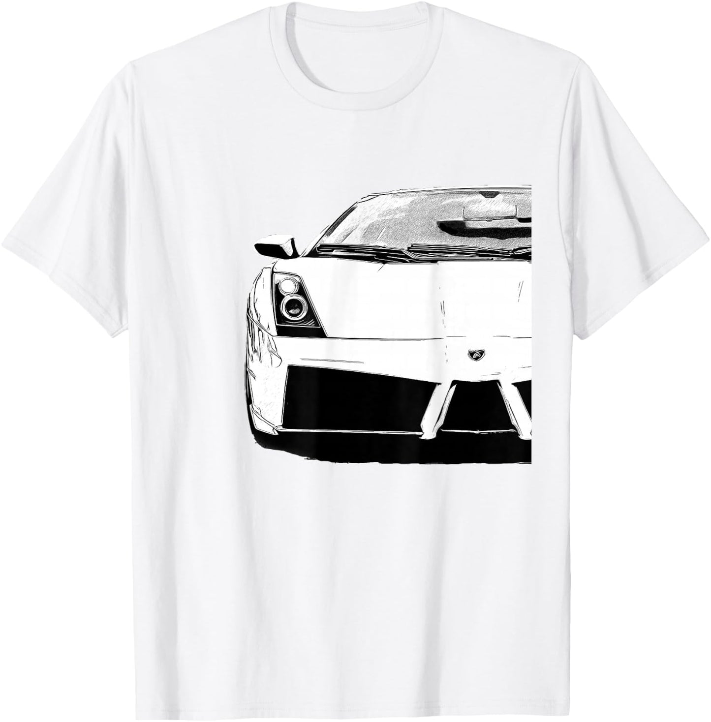 Exotic Sports Car T-Shirt - T-Shirt | White
