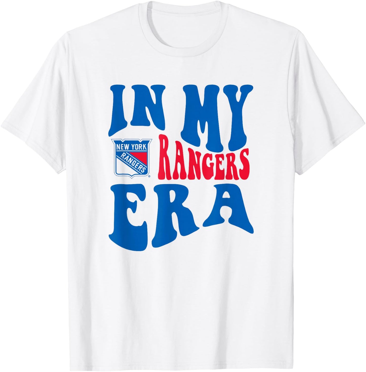 New York Rangers Era White Officially Licensed T-Shirt - T-Shirt | White
