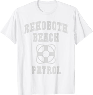 Funny REHOBOTH BEACH PATROL Family Trip Lifeguards 2025 T-Shirt - T-Shirt | White