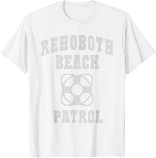 Funny REHOBOTH BEACH PATROL Family Trip Lifeguards 2025 T-Shirt - T-Shirt | White