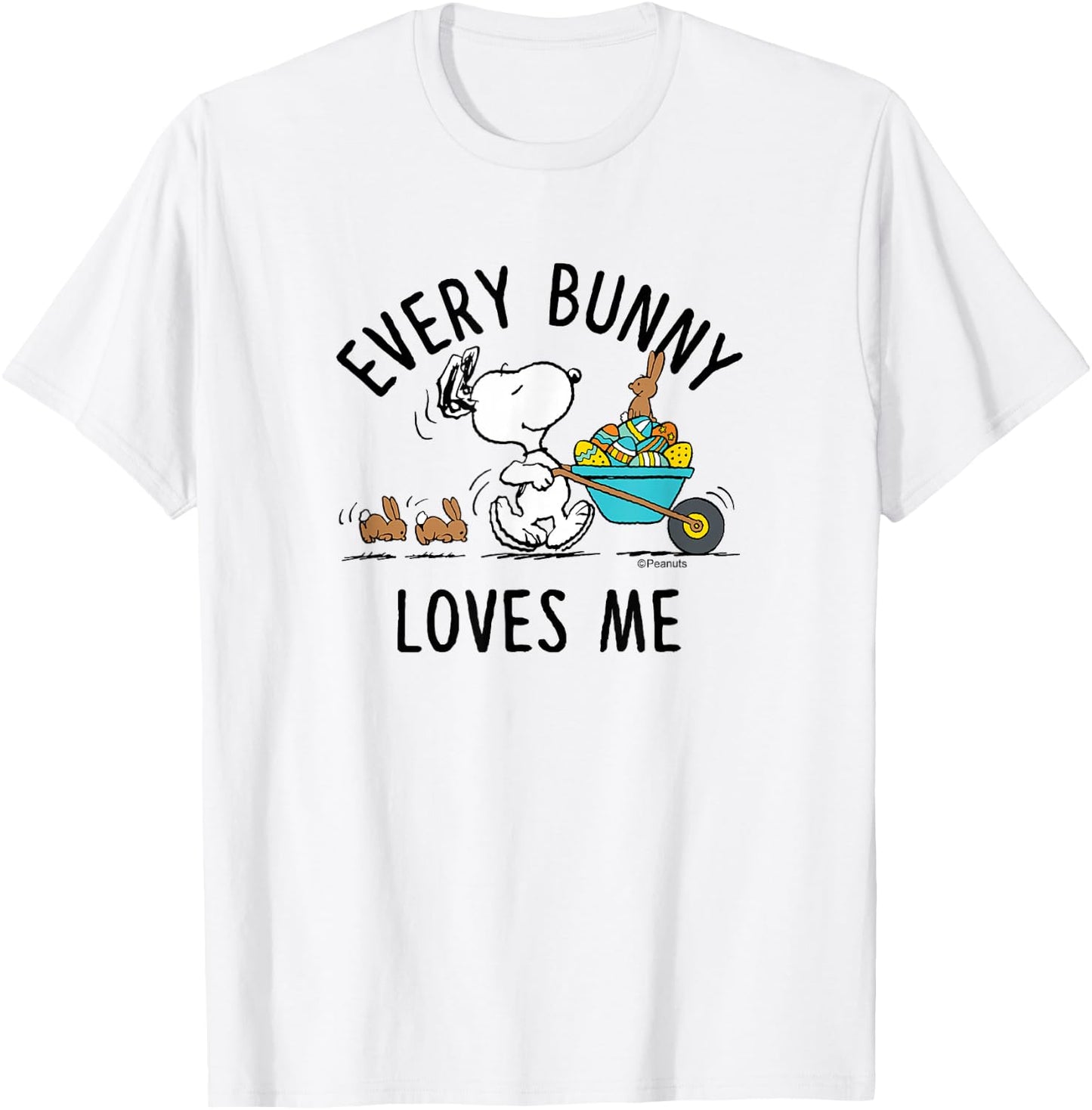 Peanuts - Easter - Every Bunny Loves Me T-Shirt - T-Shirt | White