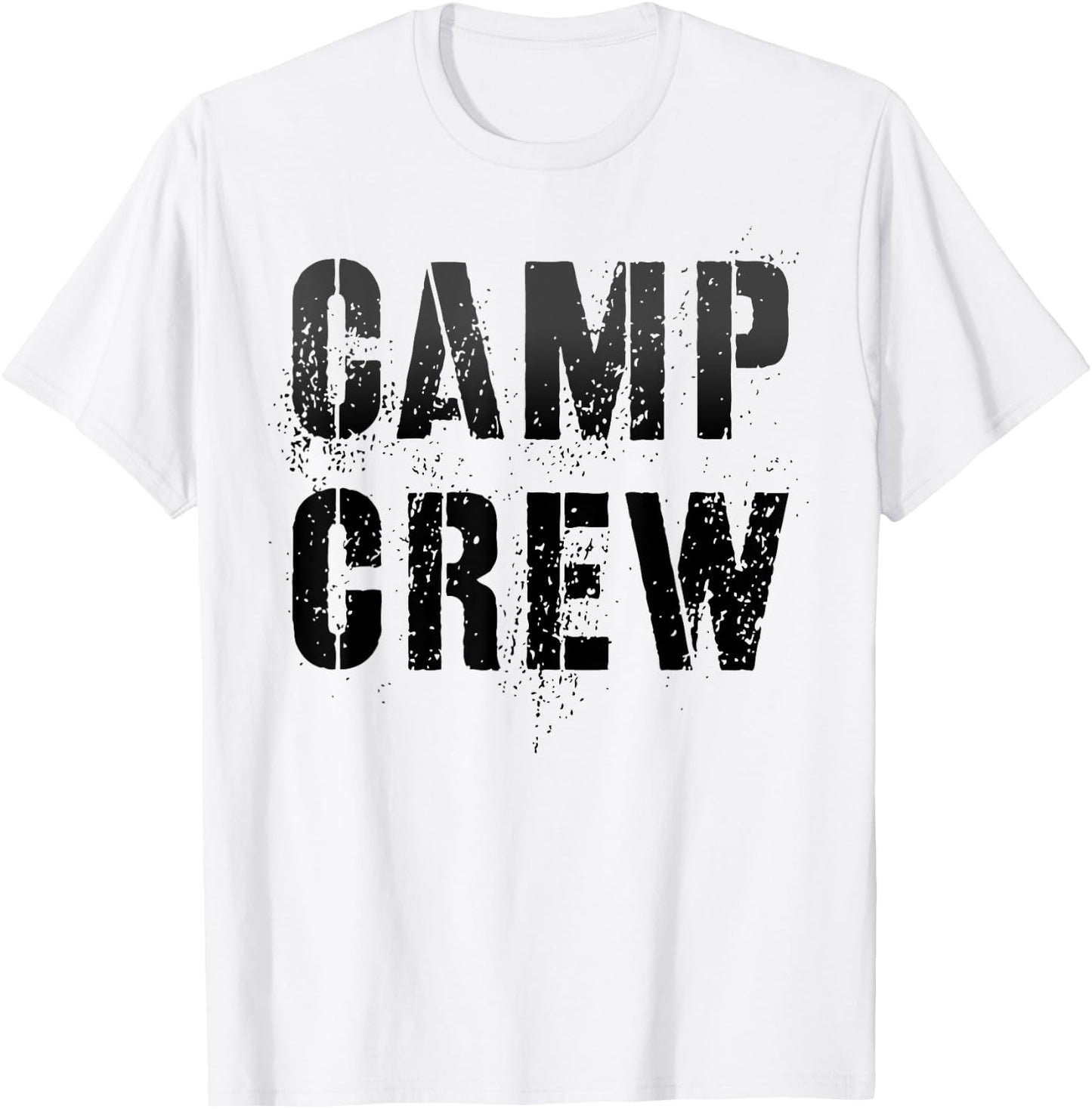 Vintage CAMP CREW Summer Staff Counselor Teacher Nurse Host T-Shirt - T-Shirt | White