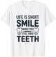 Funny Dental Humor Graphic with Teeth Illustrations T-Shirt - T-Shirt | White