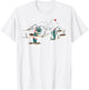 Vintage Desert Sunset Cactus Retro Vibe Landscape T-Shirt - T-Shirt | White