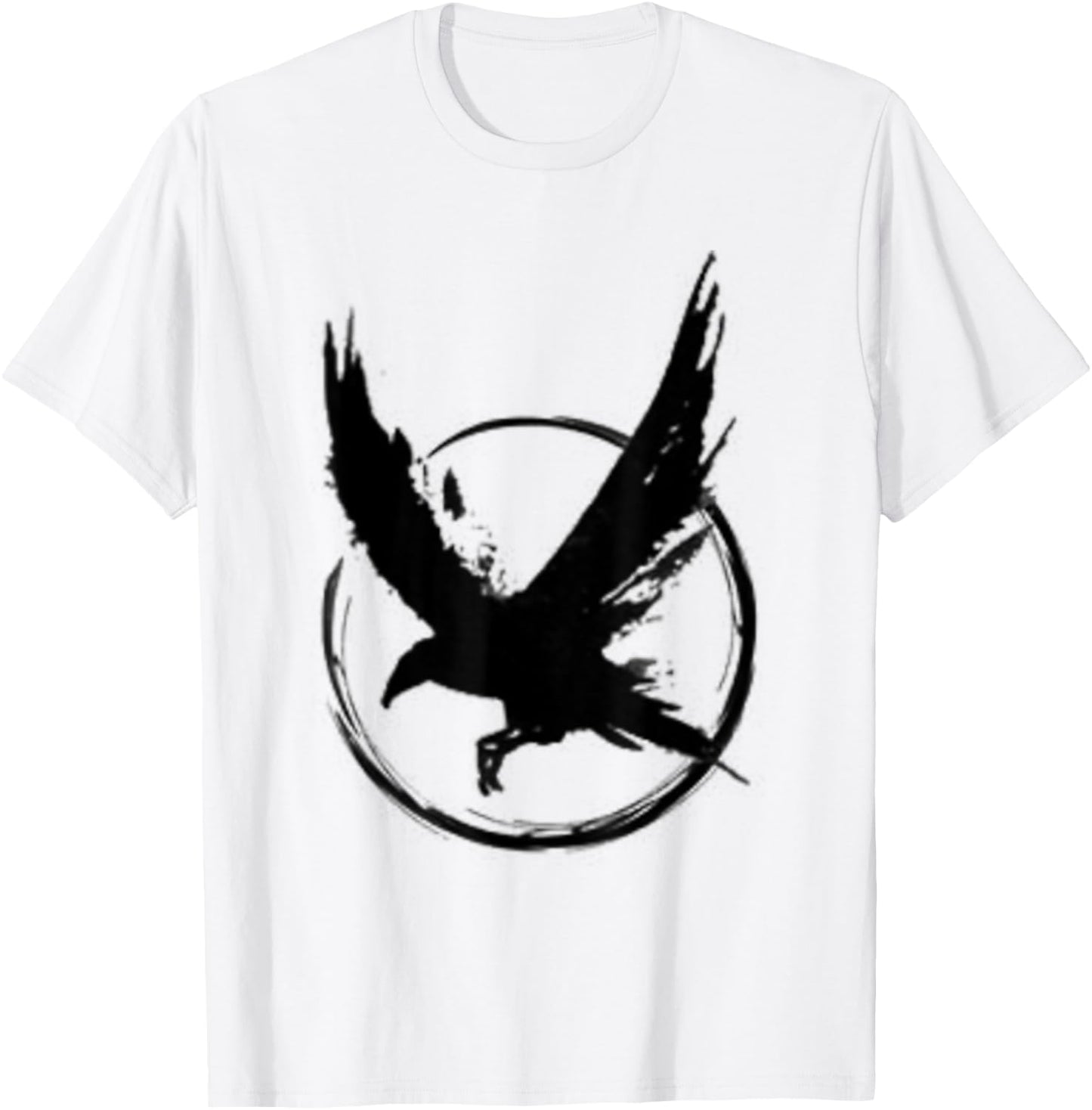 Raven , Crow Raabe Women's Men's Shirt Black T-Shirt - T-Shirt | White