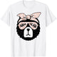Cute Nana Bear Face Sunglasses Mother Mom Mommy Mother's Day T-Shirt - T-Shirt | White