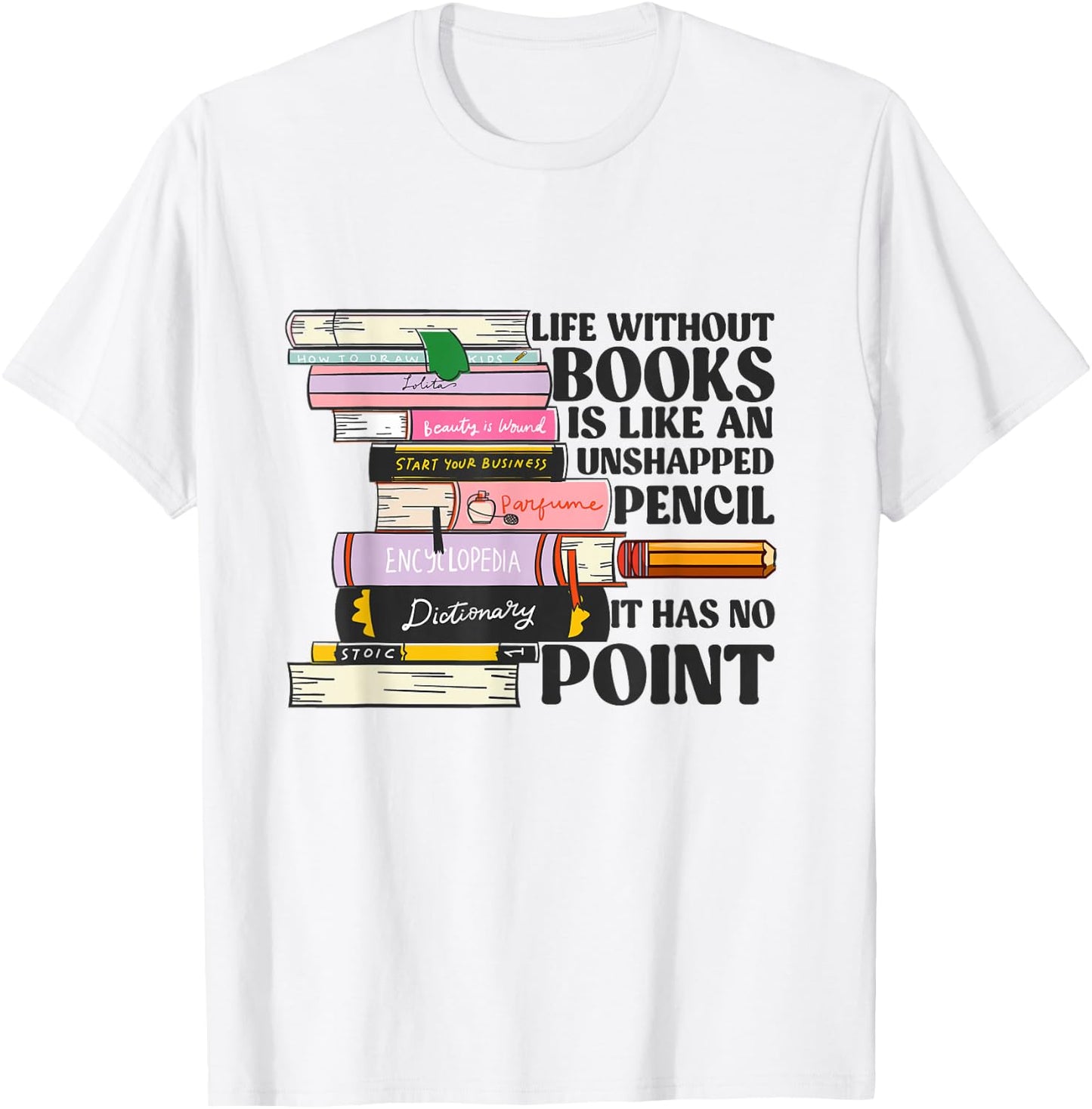 Books Reading Lovers Bookworm Funny Librarian Book Nerd Read T-Shirt - T-Shirt | White