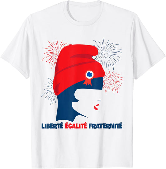French National Day France Bastille day 14th July T-Shirt - T-Shirt | White
