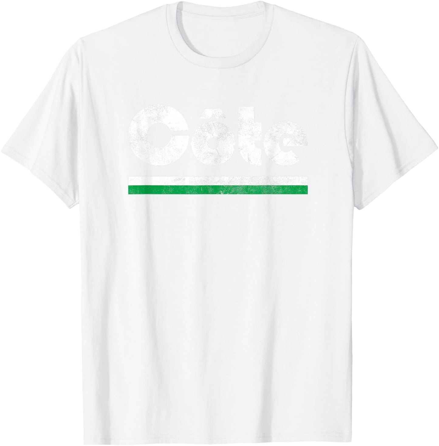Ivory Coast Côte D'Ivoire Fan Retro Vintage Flag T-Shirt - T-Shirt | White