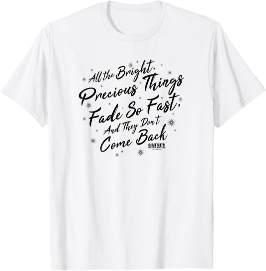 The Great Gatsby Precious Quote T-Shirt - T-Shirt | White