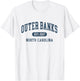 Outer Banks Est 1587 OBX North Carolina NC Vintage Retro T-Shirt - T-Shirt | White