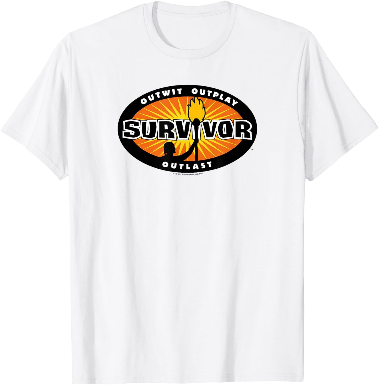 Survivor Gold Burst T-Shirt - T-Shirt | White
