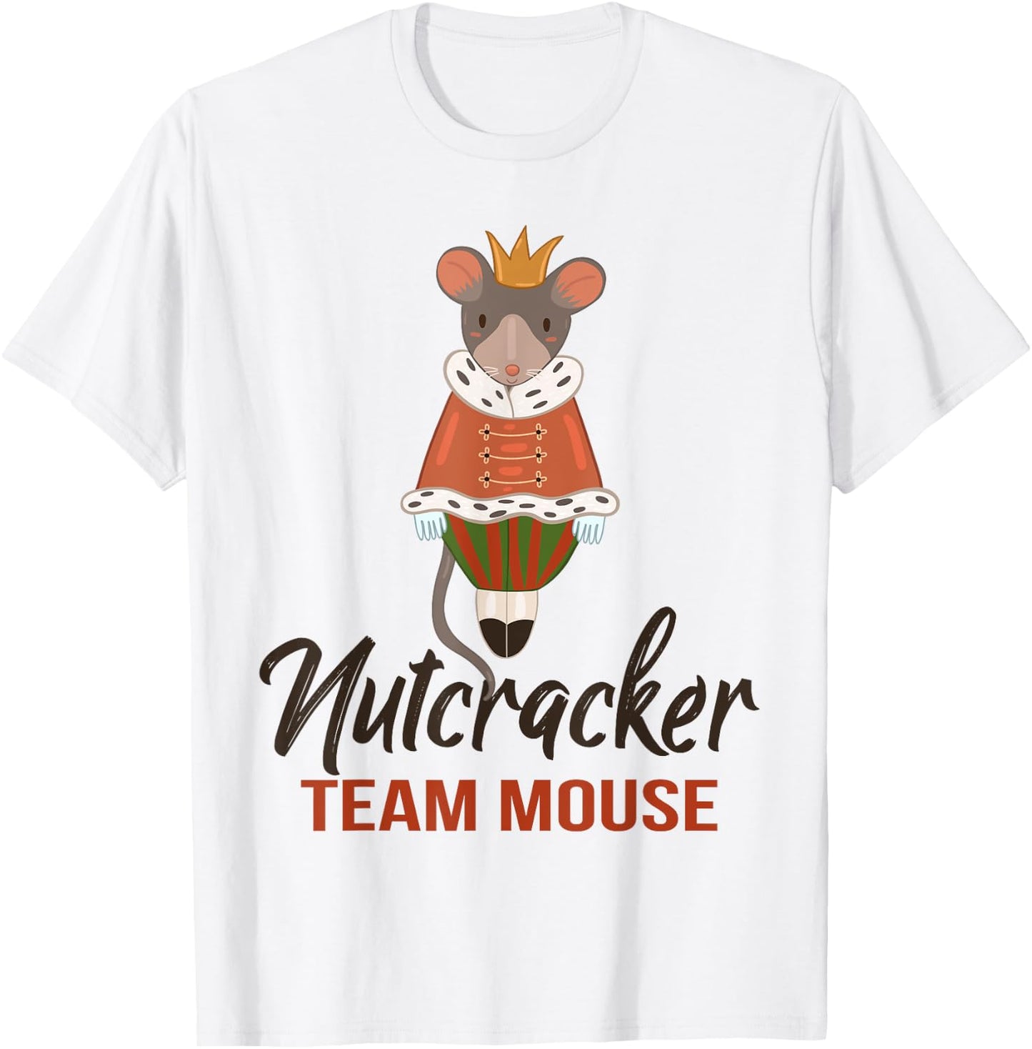 Team Mouse Nutcracker Shirt Christmas Dance Funny Soldier T-Shirt - T-Shirt | White