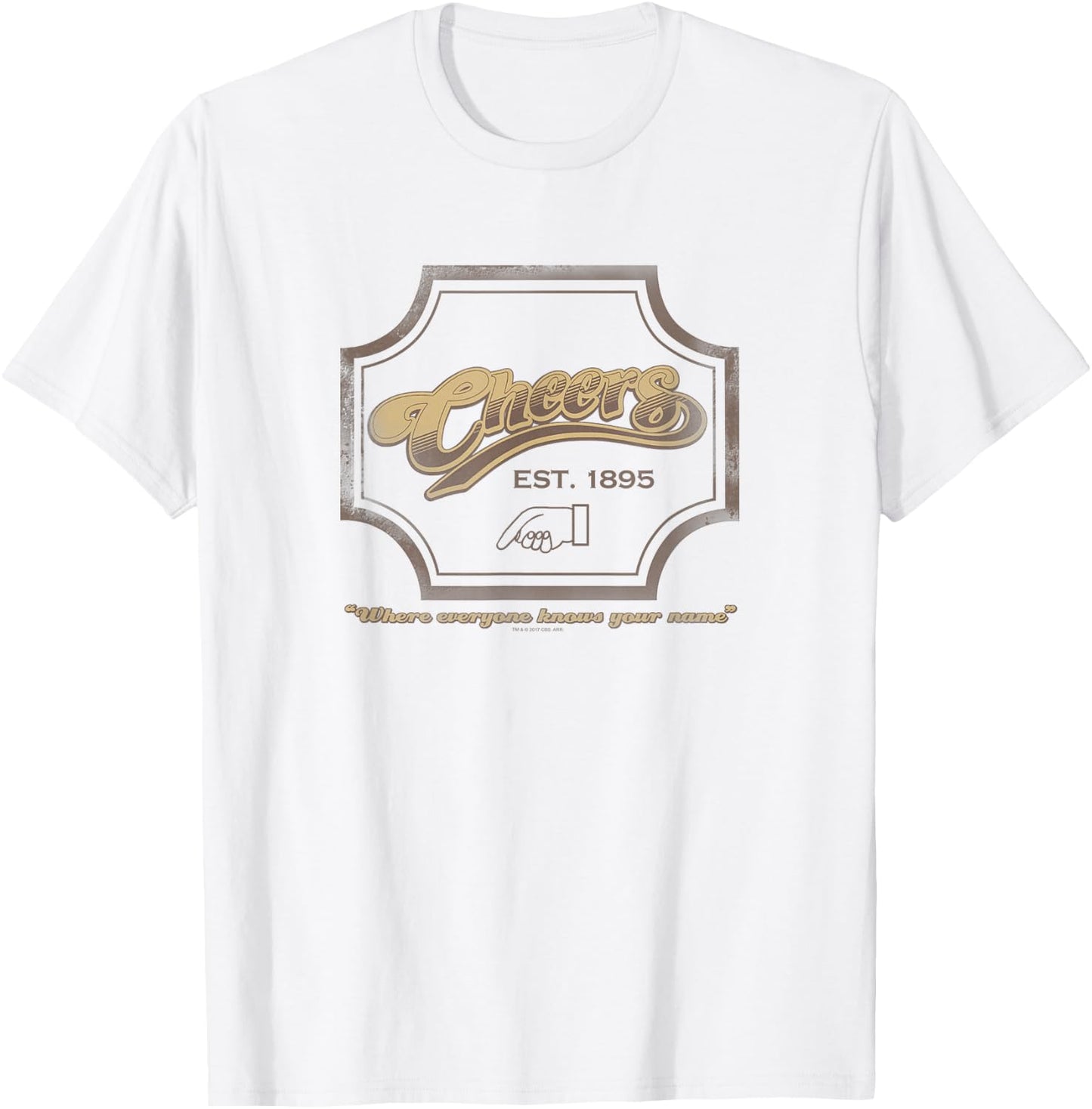 Cheers Sign T-Shirt - T-Shirt | White